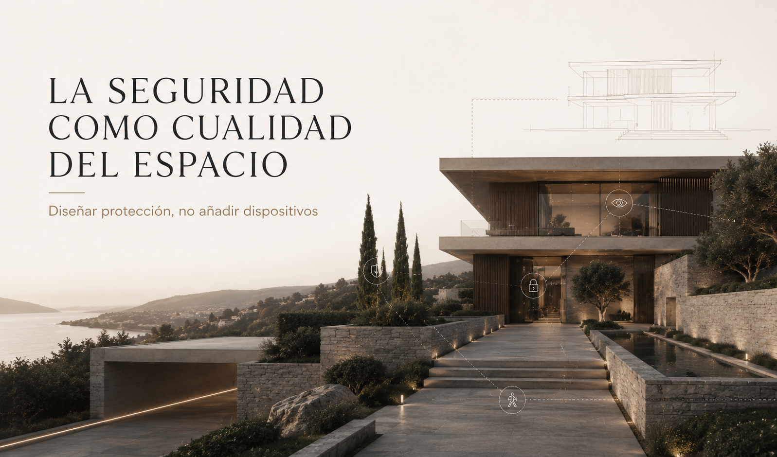 La visión natural de la seguridad de una vivienda con atributos CPTED