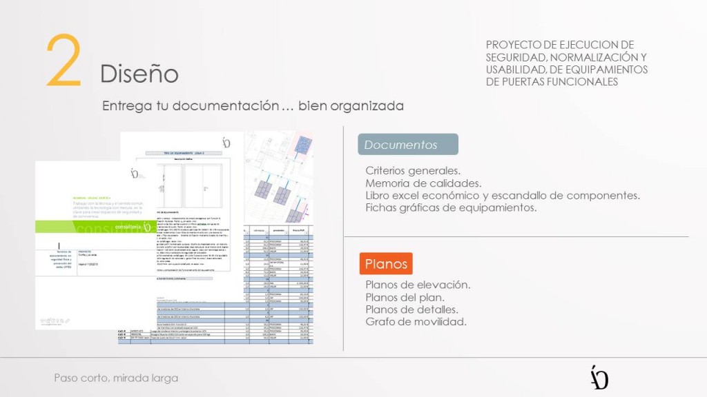 entrega documentacion en proyectos de equipamientos de puerta by angel olleros