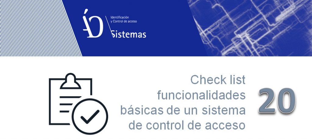 20 funcionalidades del control de acceso