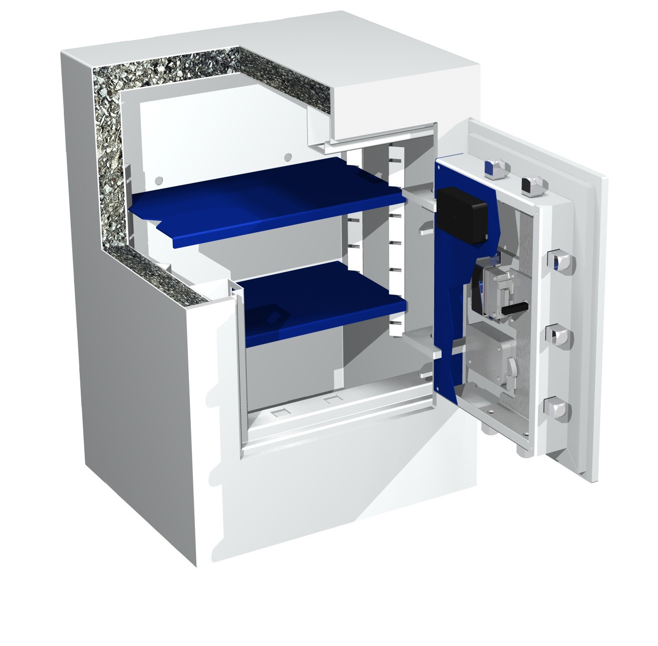 Caja fuerte 40*50*40 cms, NIVEL III