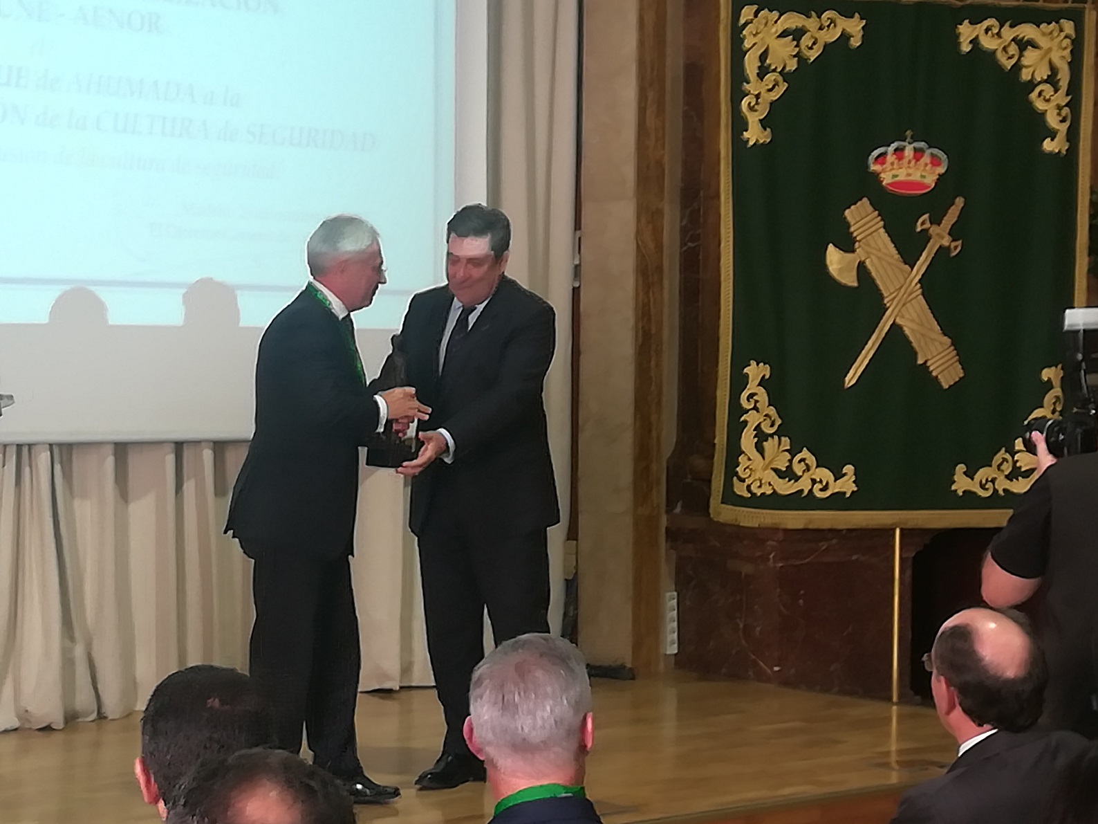 Premio Duque de Ahumada 2017 Javier Ruiz, Presidente UNE 108