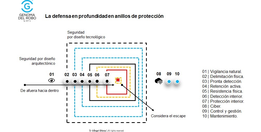 Anillos de protección Genoma del robo