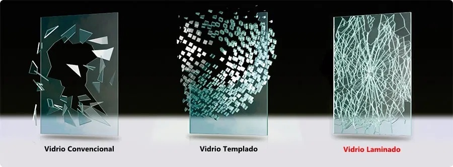 Diferencia entre vidrio templado y vidrio laminado