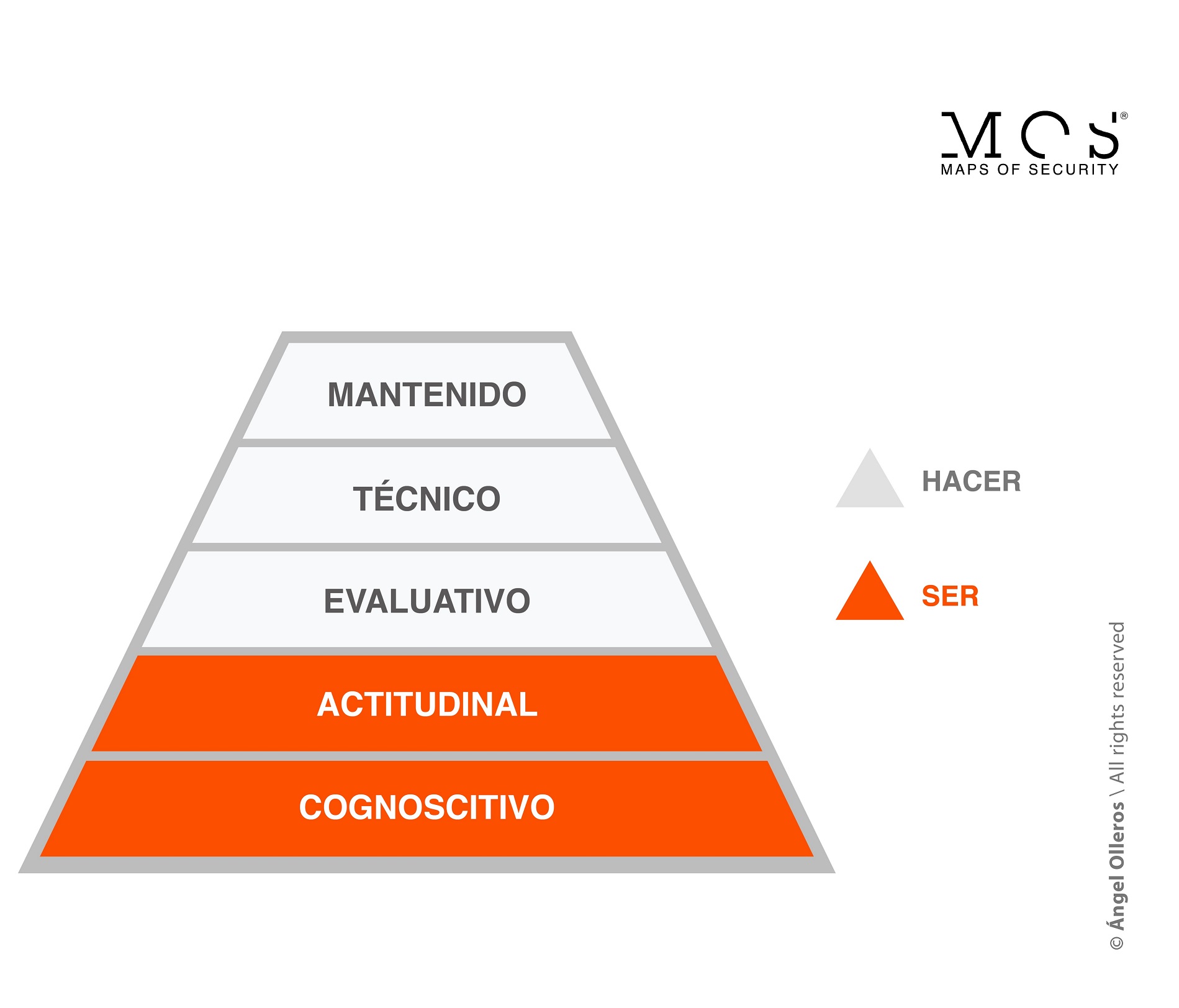 Pirámide evolutiva MOS en la toma de decisiones