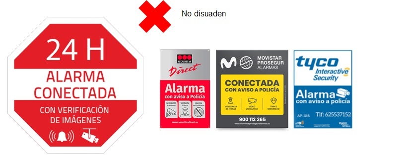 Cartel de alarma de Securitas Direct: qué es y para que sirve