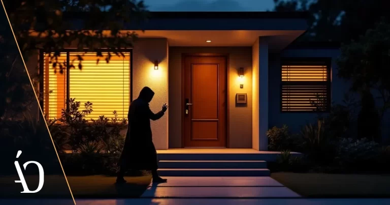 Un ladrón se acerca a una casa en periodo de vacaciones para intentar cometer un robo poniendo en riesgo unas vacaciones seguras.