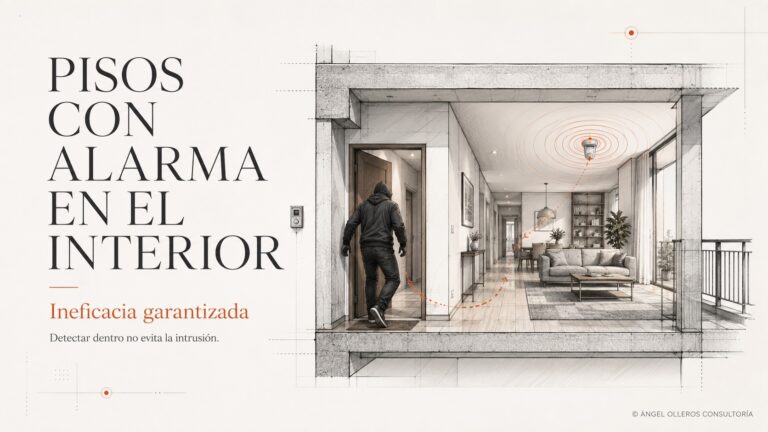pisos con alarma interior. Ineficacia