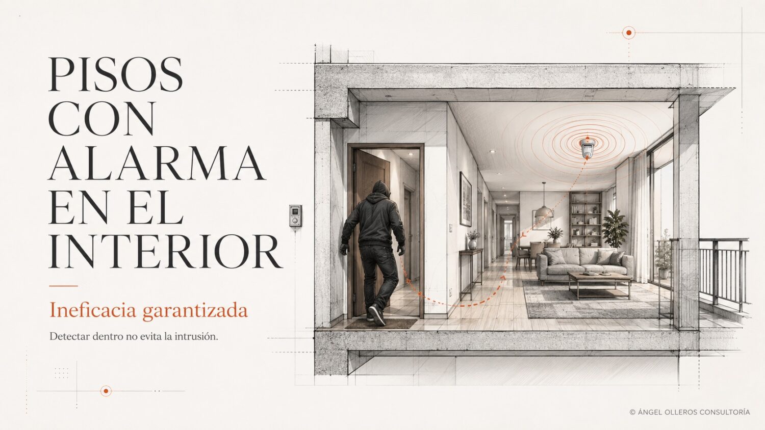 pisos con alarma interior. Ineficacia