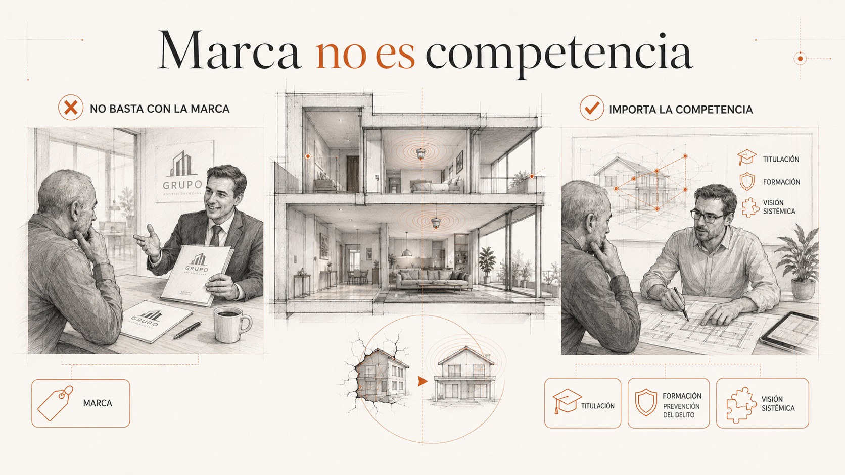 Consultor revisando una vivienda para evaluar el nivel de protección verificable y la certificación de seguridad residencial alcanzada.