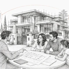 Consultoría de seguridad residencial para vivienda premium en fase de proyecto con revisión de planos y asesoramiento técnico.